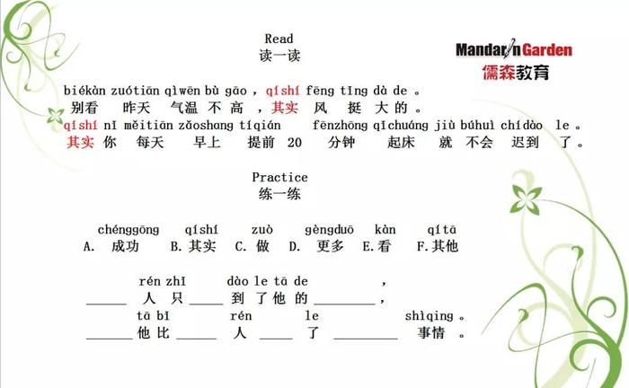 【Chinese Corner】How to use 其qí实shí（actually） in Mandarin.jpg